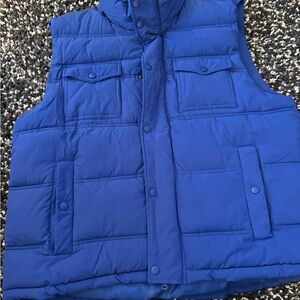 Men’s Blue Puffer Vest